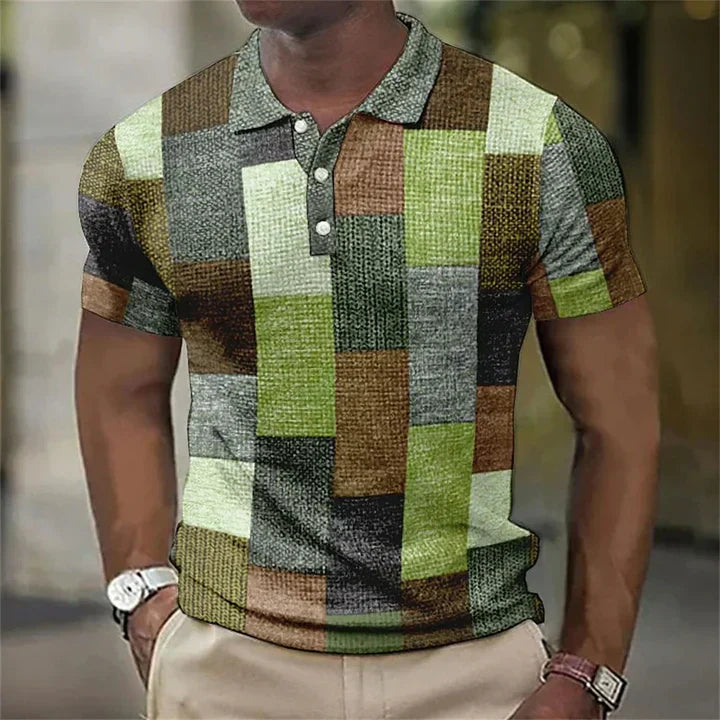 Lenoir™ | Polo à carreaux pour homme
