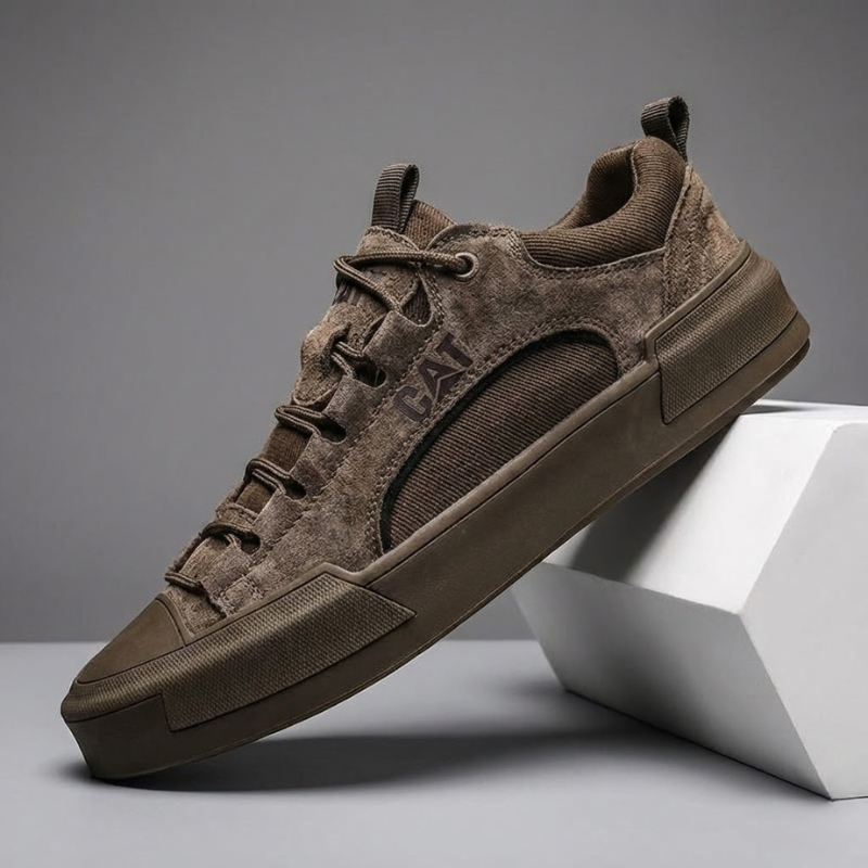 Cazel | Chaussures en toile avec lacets en daim pour un usage quotidien