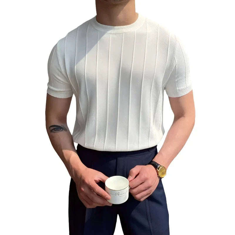 Lenoir™ | T-shirt côtelé Cannes
