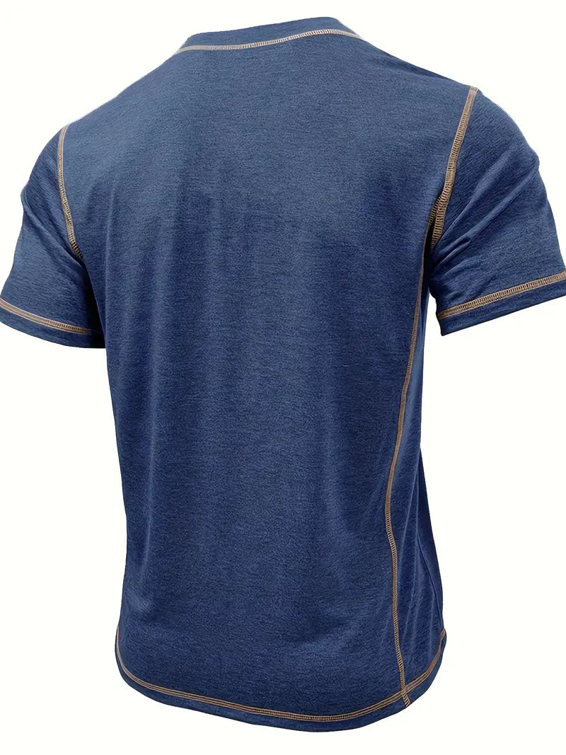 Lenoir™ | T-shirt à manches courtes boutonné