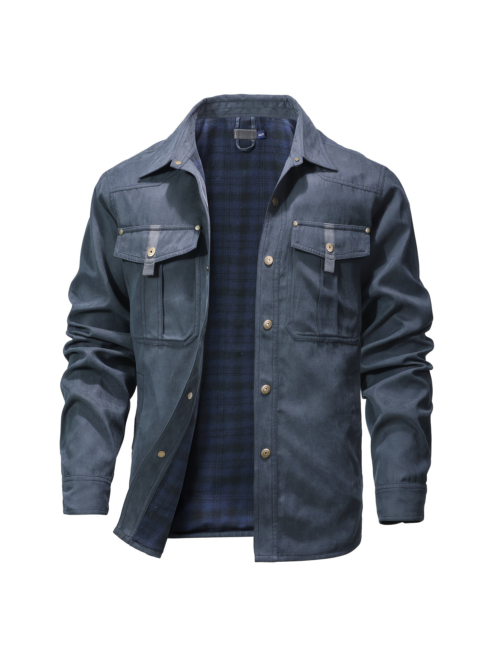 Lenoir™ | Veste cargo décontractée à manches longues