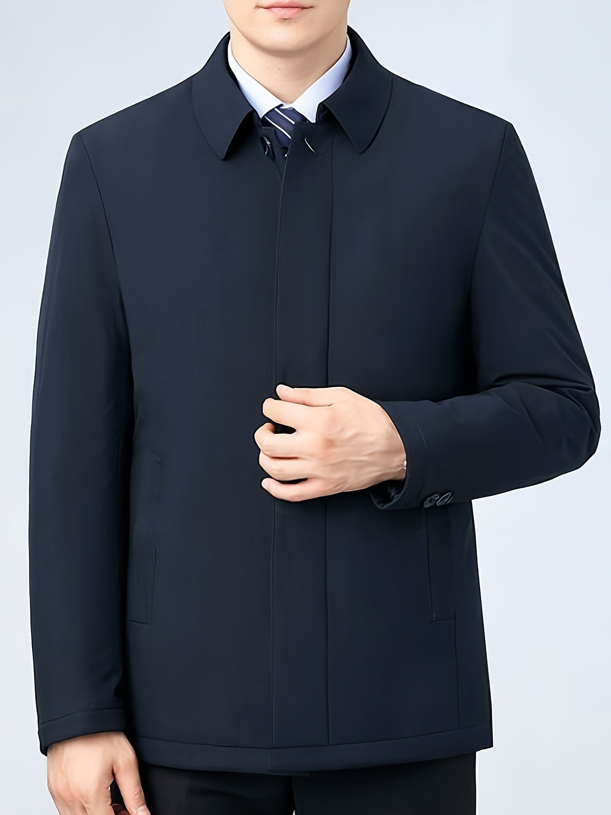 Cazel | Veste pour homme à col à revers avec fermeture éclair