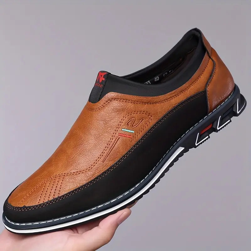 Lenoir™ | Mocassins antidérapants en cuir