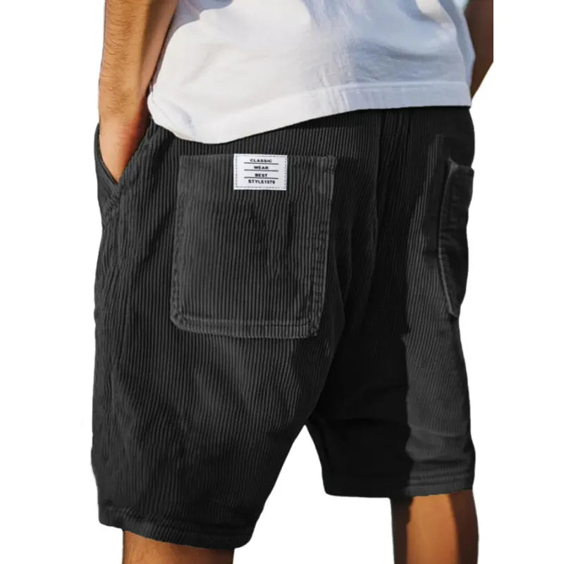 Lenoir™ | Pantalon court élégant en velours côtelé
