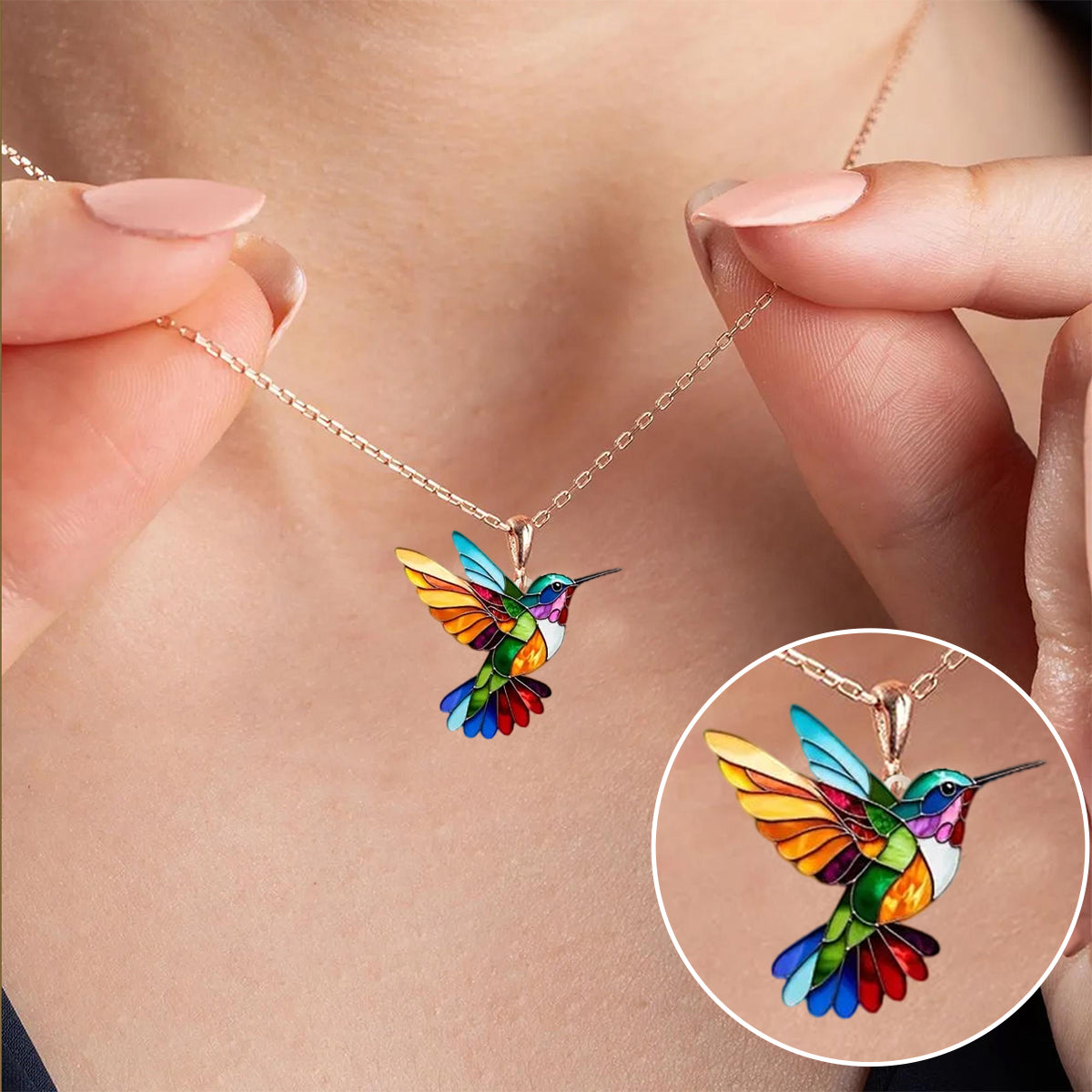 Lenoir™ | Collier colibri élégant