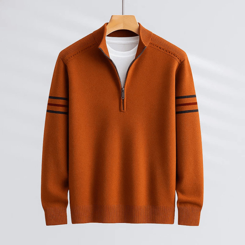 Cazel | Pull moderne à demi-zip