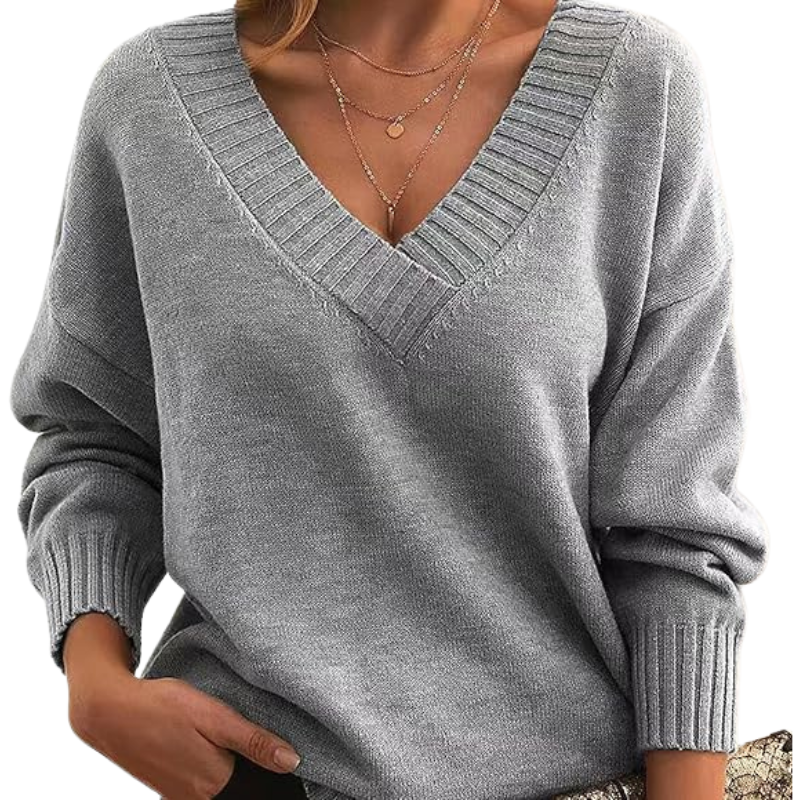 Pull en Cachemire à Col V Chic | Parfait pour un Usage Quotidien