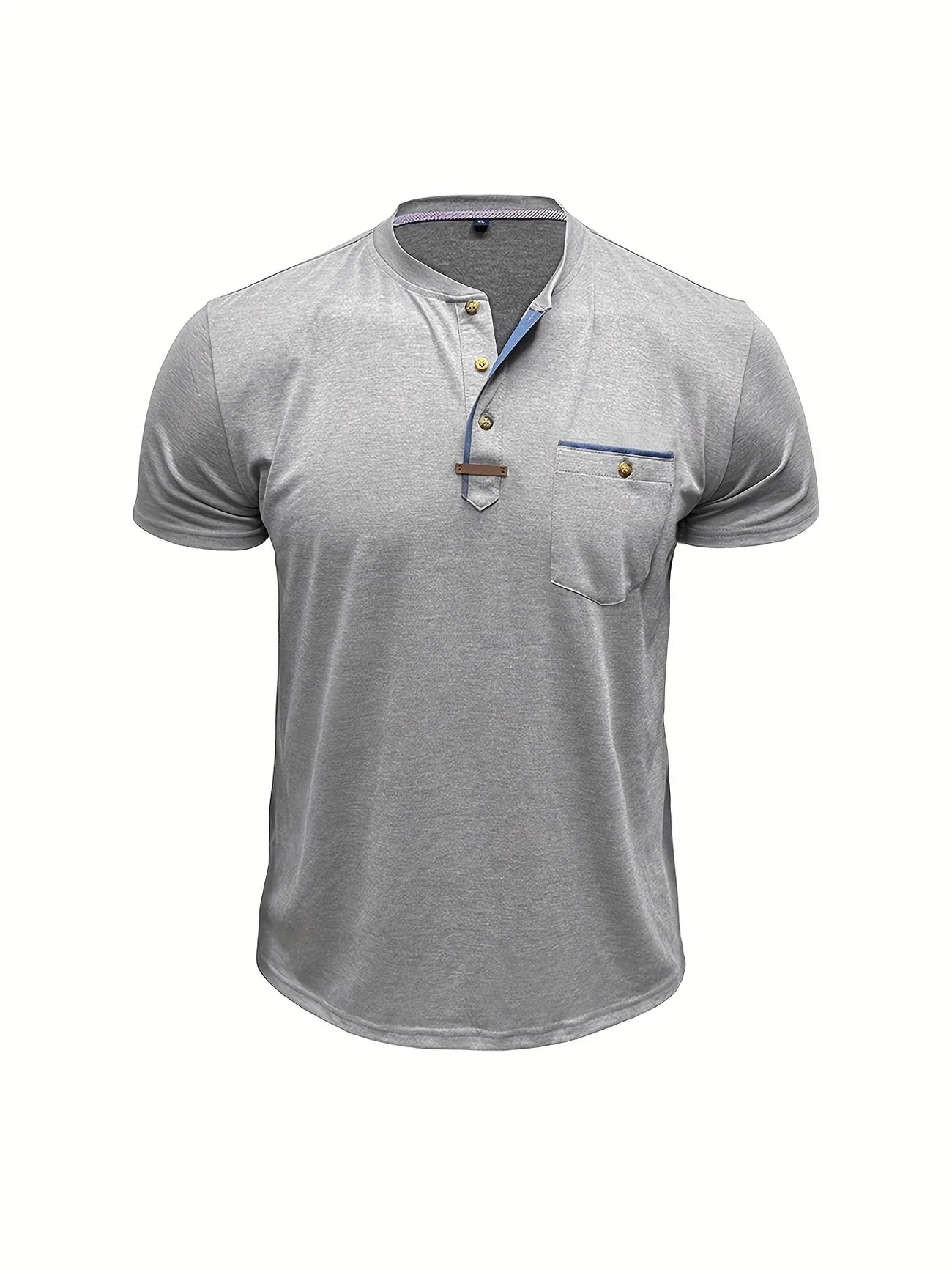 Cazel | T-shirt col rond élégant avec poche