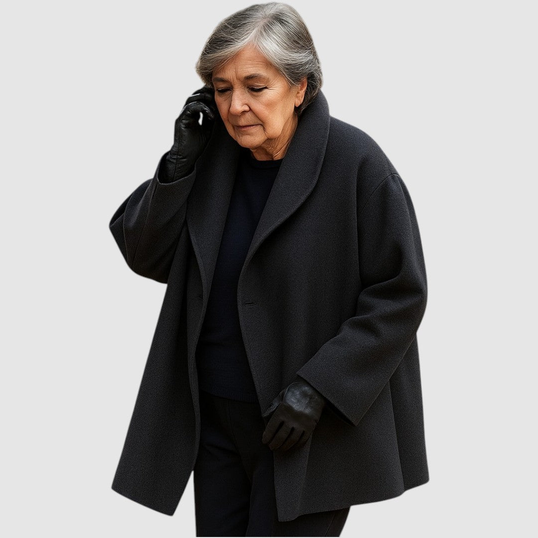 Lenoir™ | Manteau coupe-vent en laine et cachemire