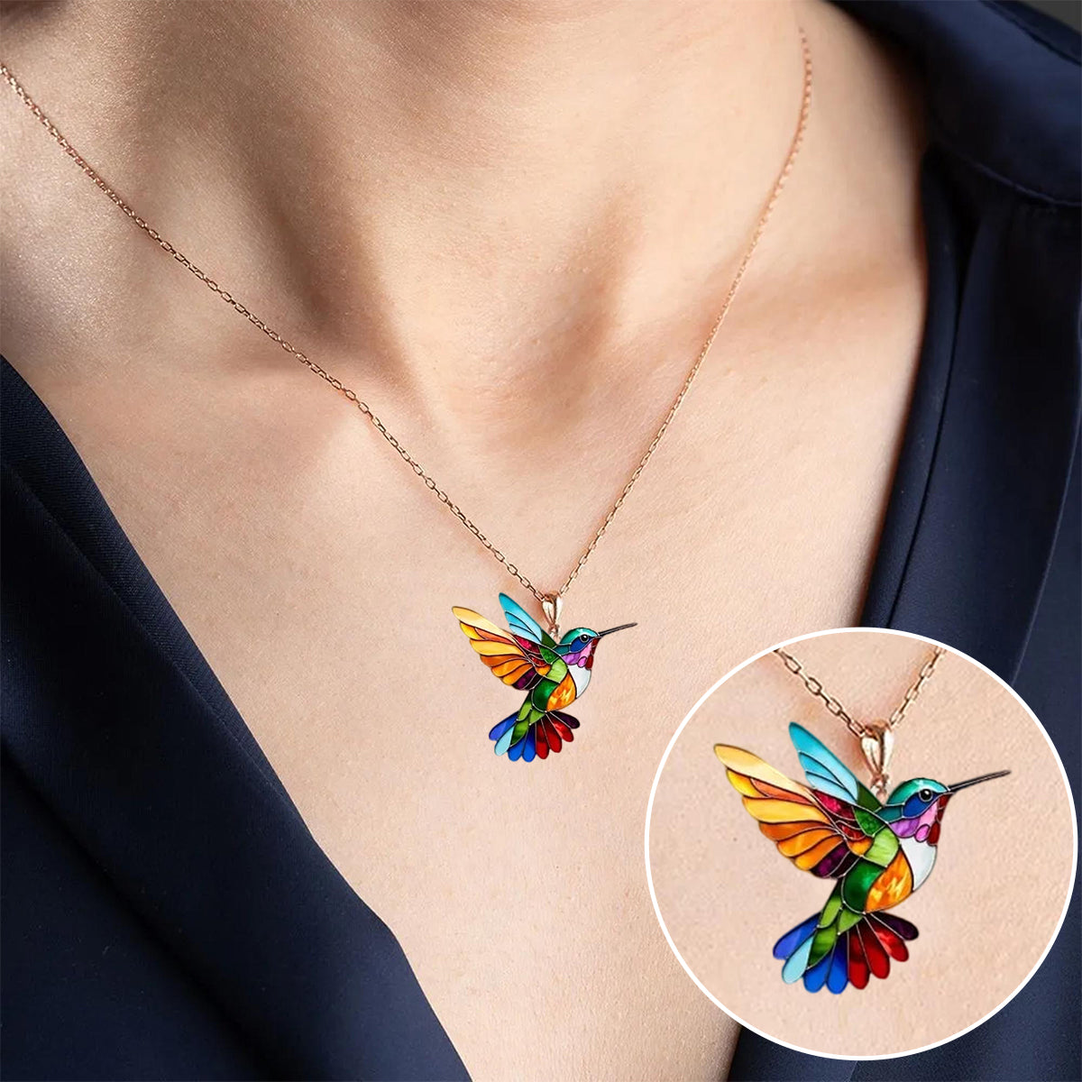 Lenoir™ | Collier colibri élégant