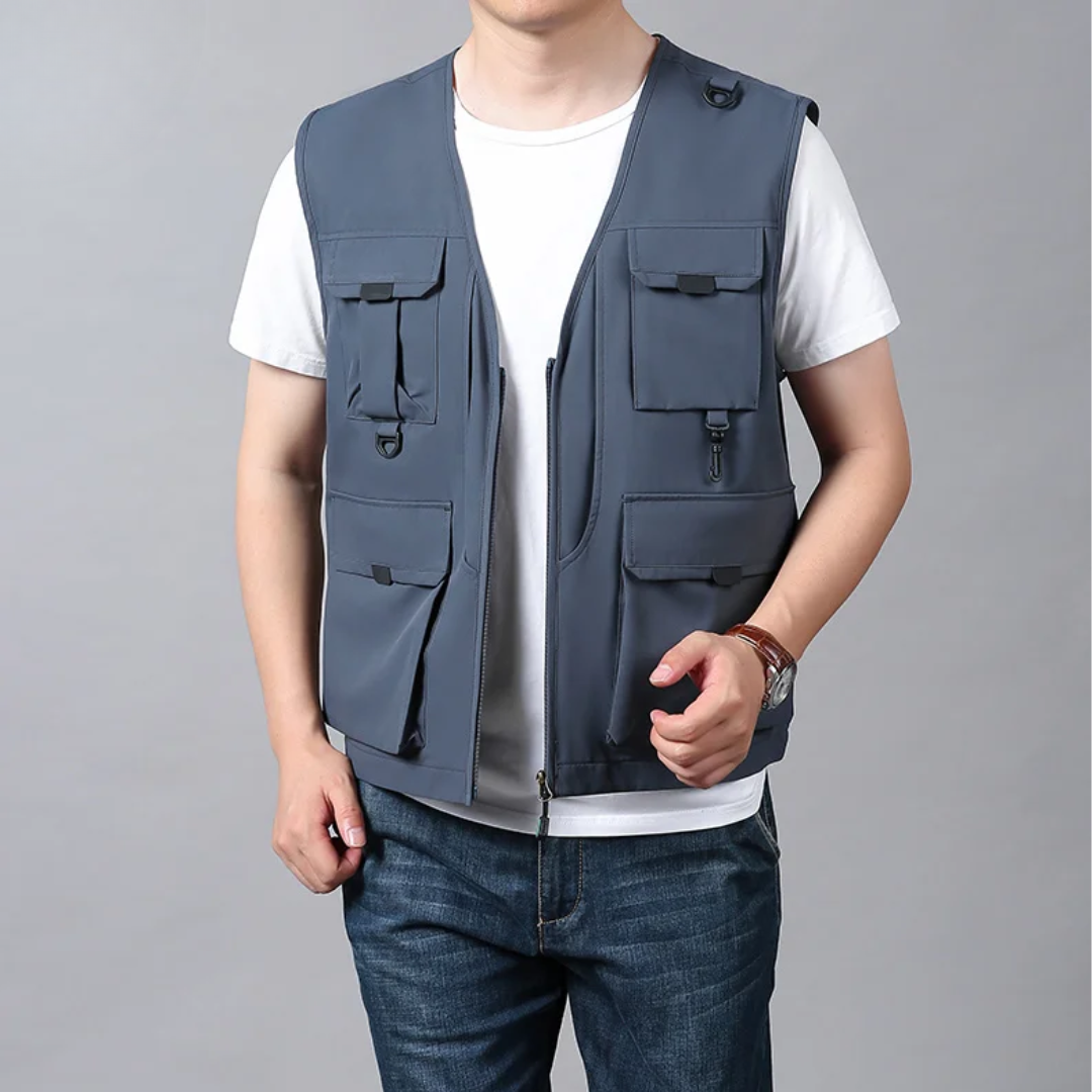 Lenoir™ | Gilet cargo élégant et décontracté