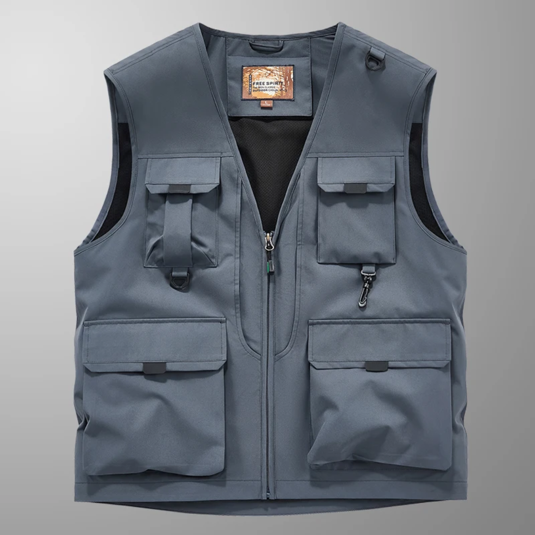 Cazel | Gilet cargo élégant et décontracté