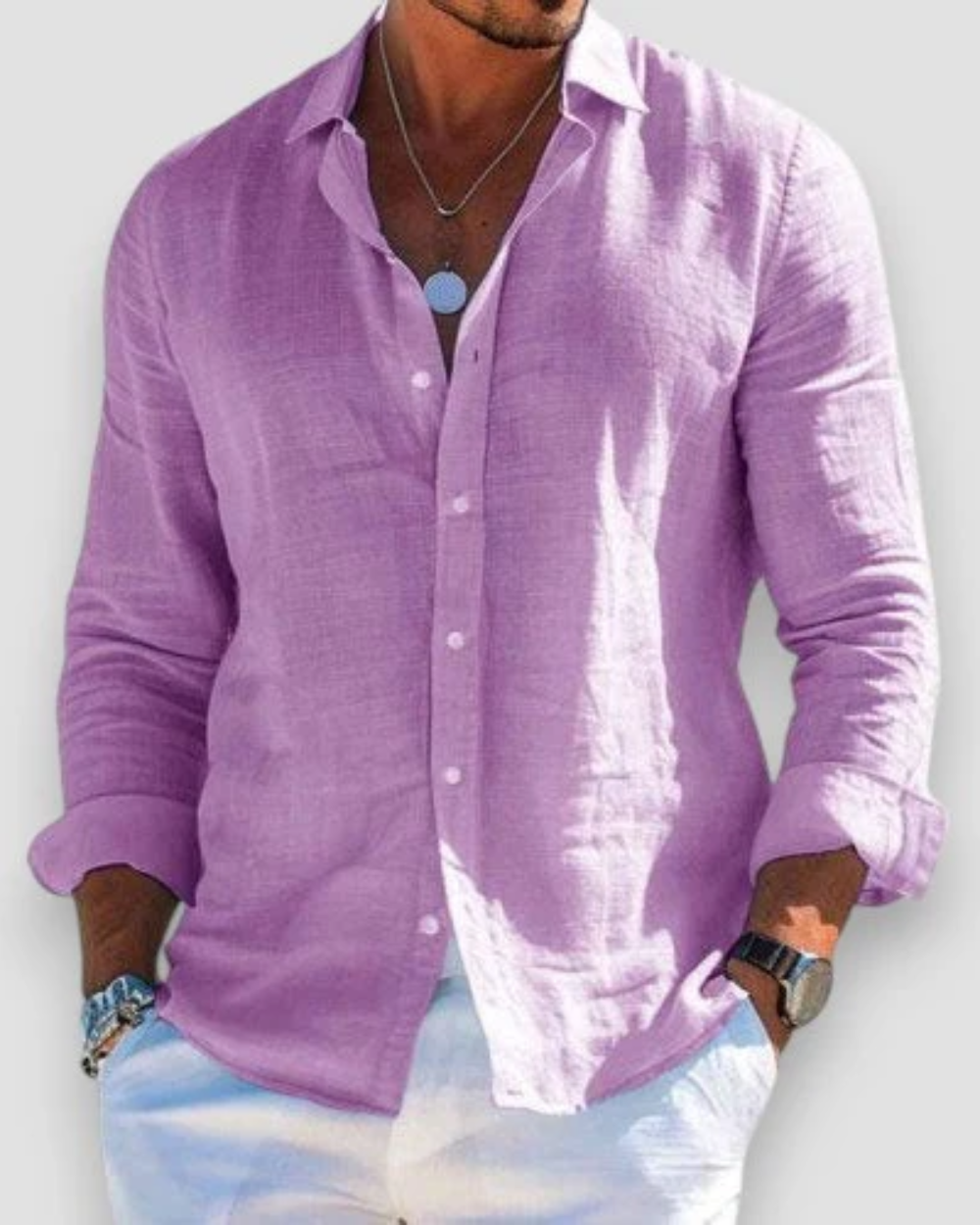 Lenoir™ | Chemise homme décontractée