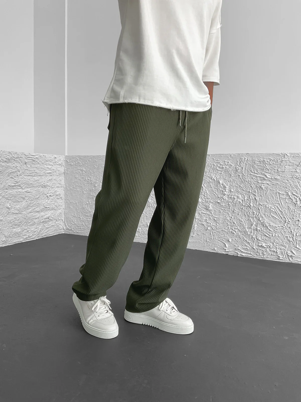 Lenoir™ | Pantalon côtelé coupe décontractée