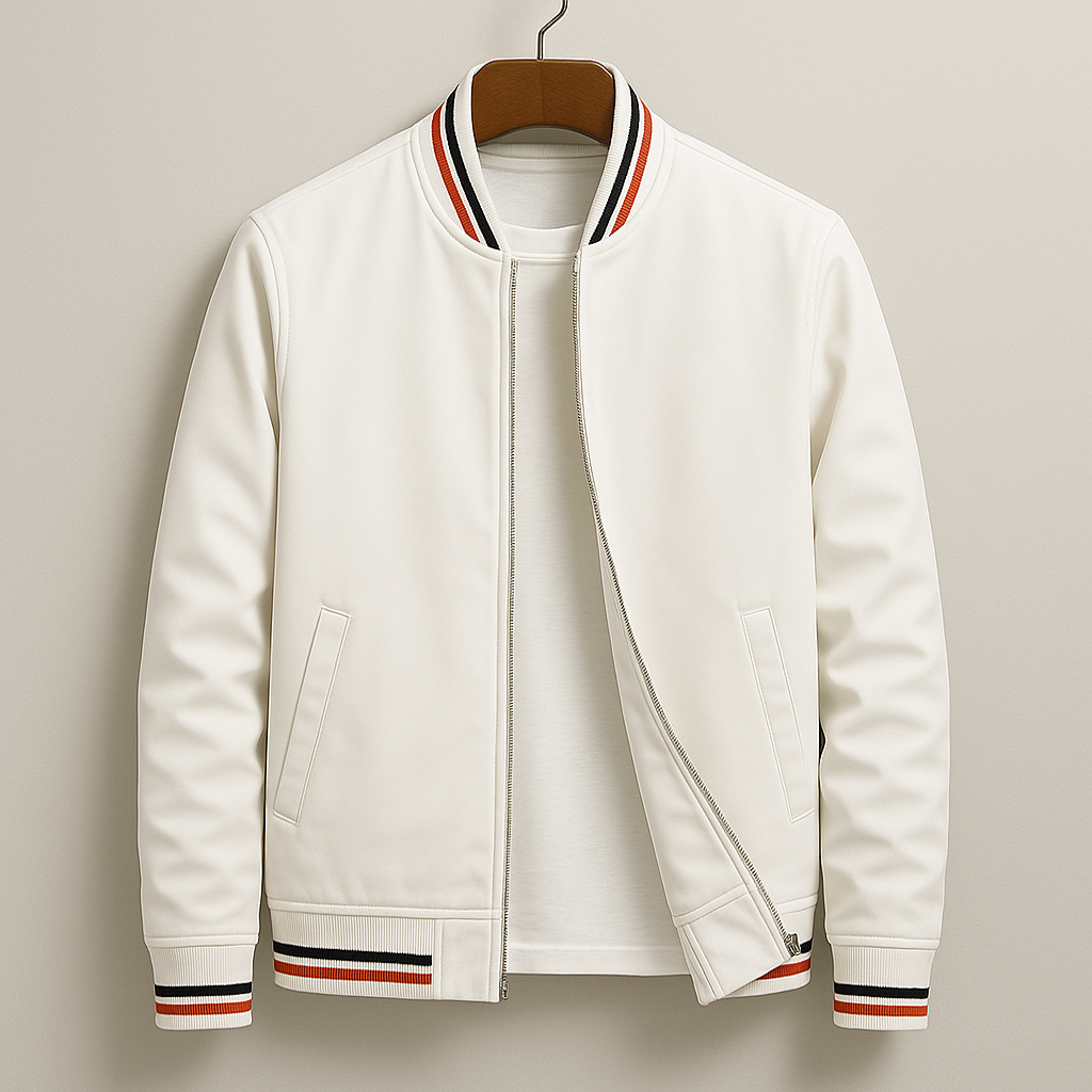 Lenoir™ | Veste bomber élégante à rayures