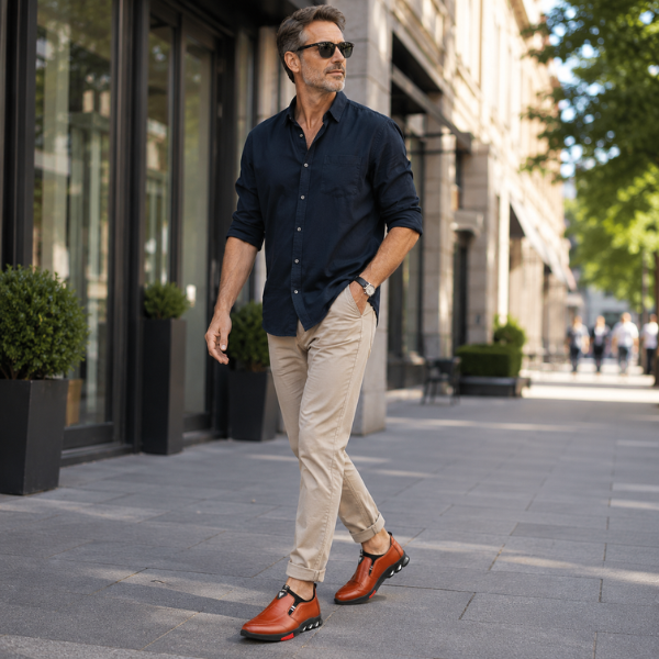 Cazel | Chaussures élégantes pour hommes avec semelle antidérapante