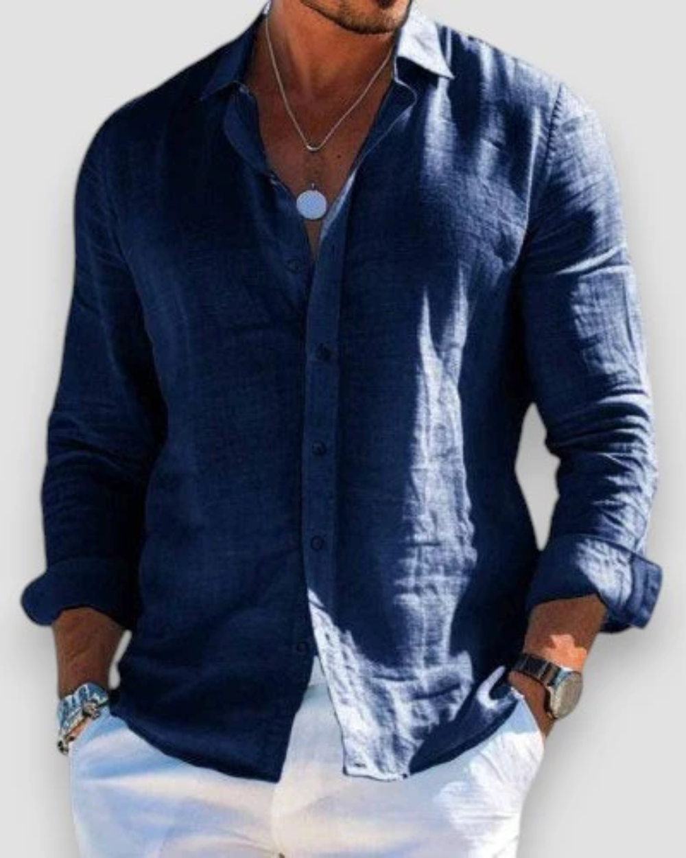 Lenoir™ | Chemise homme décontractée