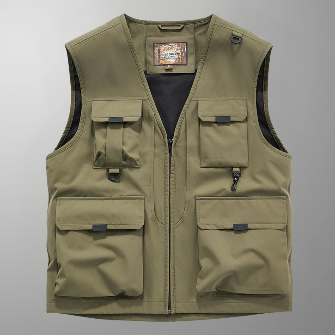 Cazel | Gilet cargo élégant et décontracté