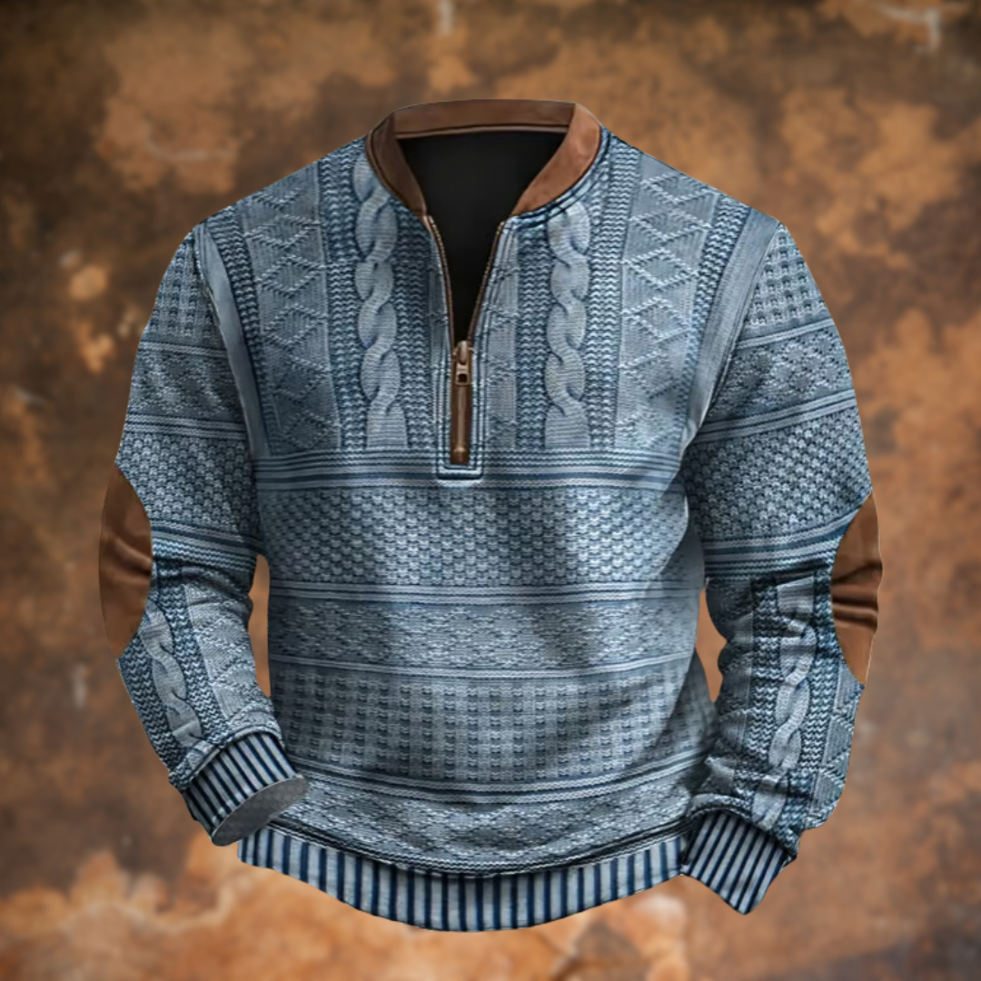 Lenoir™ | Pull avec détail zippé