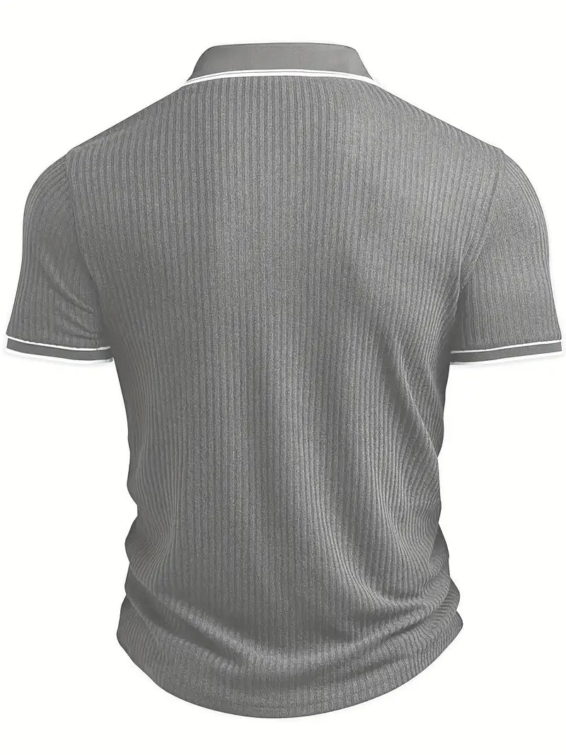 Lenoir™ | Polo texturé sur mesure au flair méditerranéen
