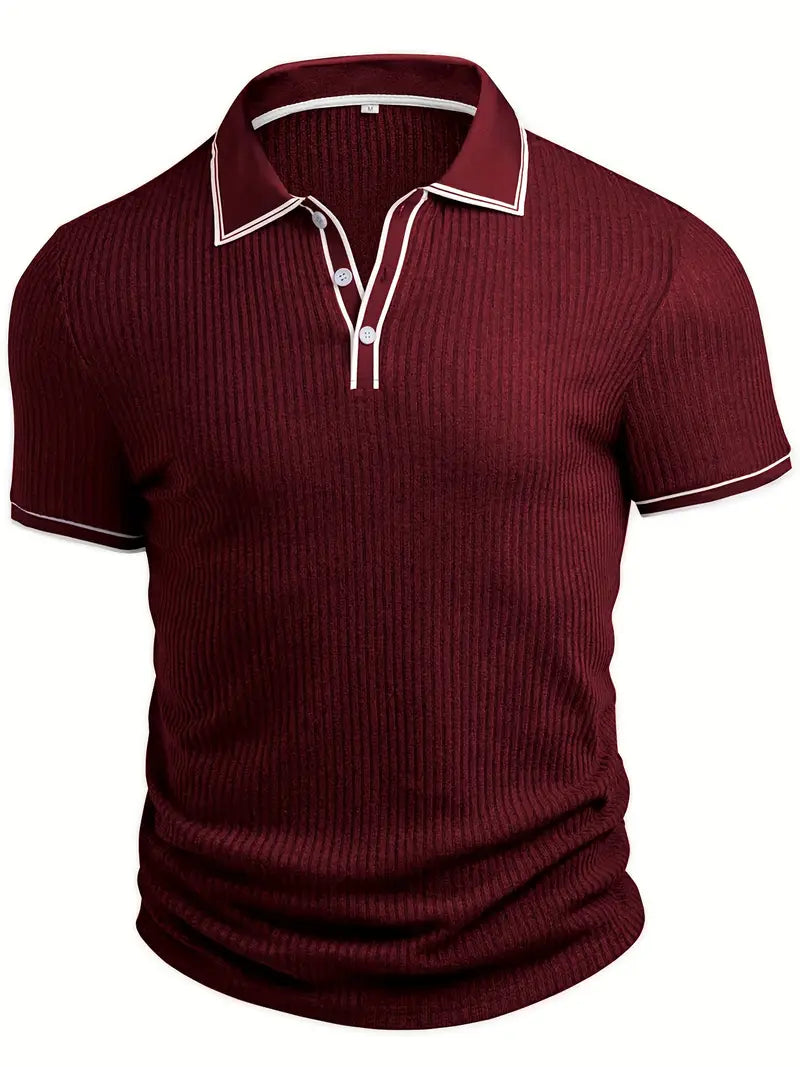Lenoir™ | Polo texturé sur mesure au flair méditerranéen