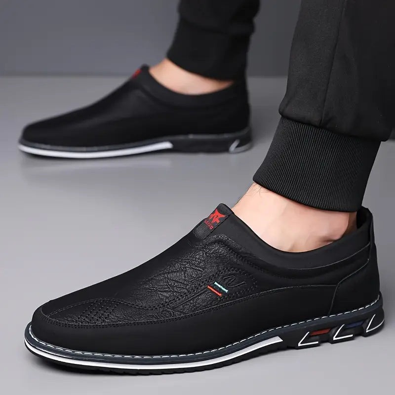 Lenoir™ | Mocassins antidérapants en cuir