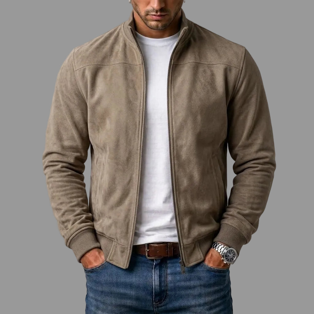 Cazel | Blouson bomber en daim