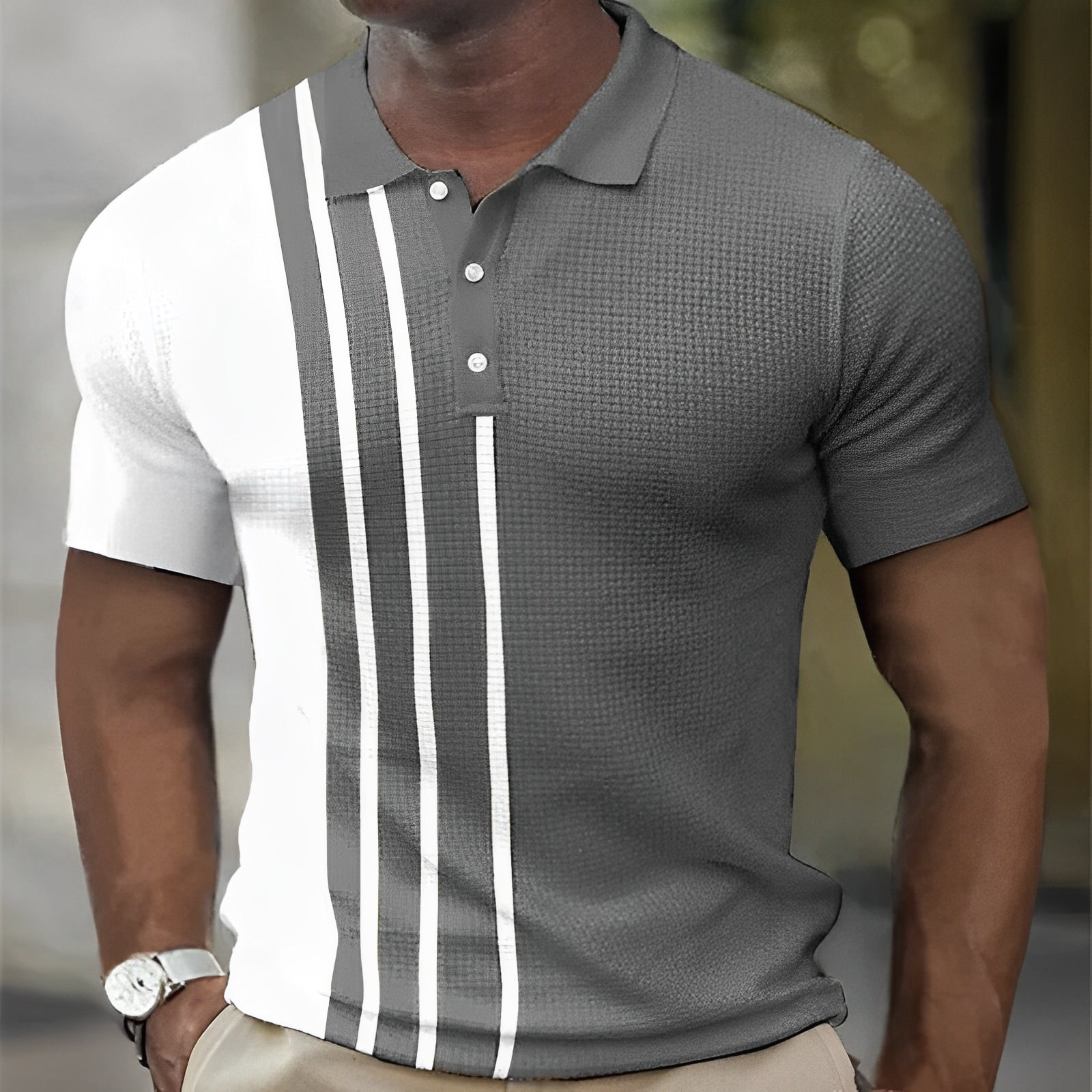 Lenoir™ | Polo à rayures élégantes