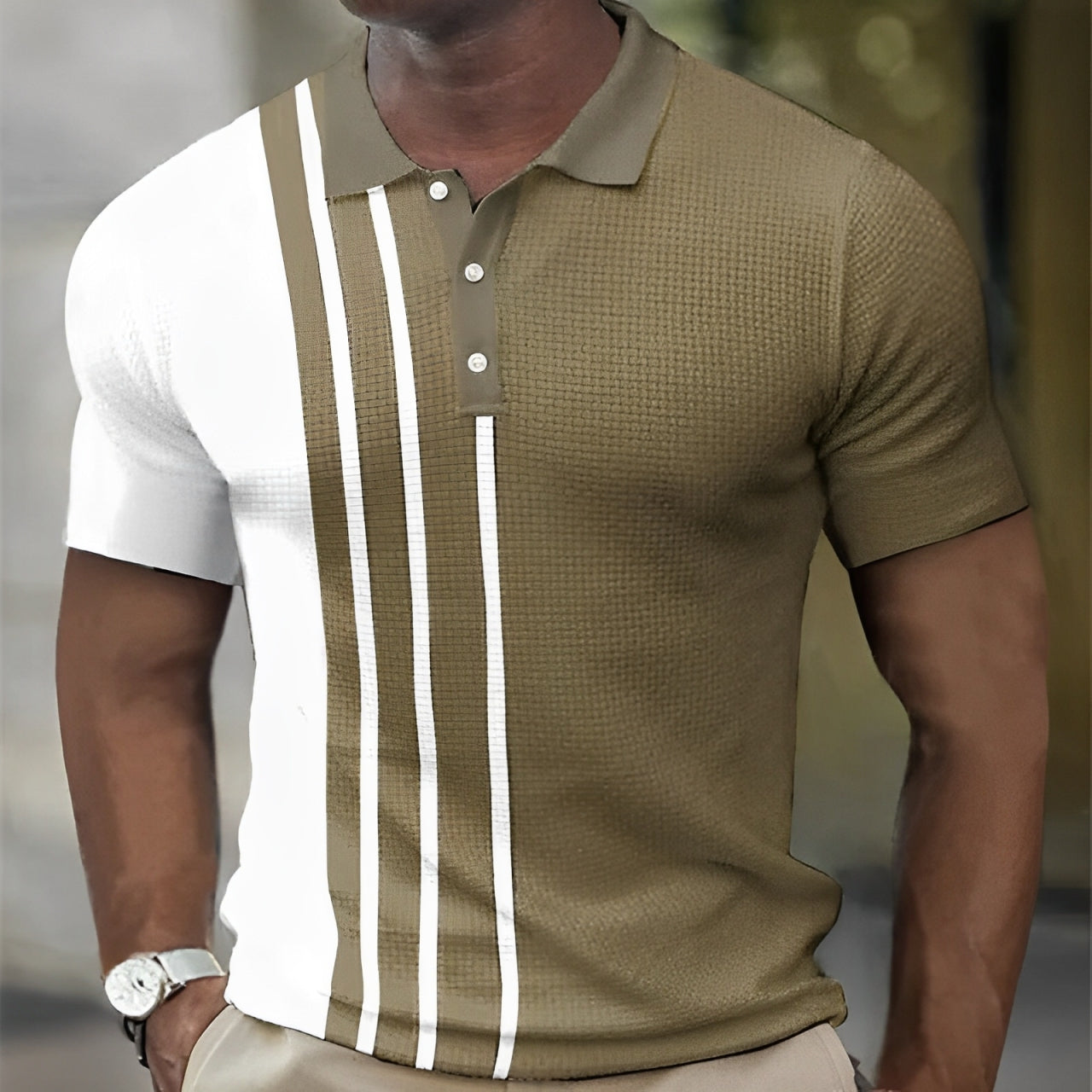 Lenoir™ | Polo à rayures élégantes