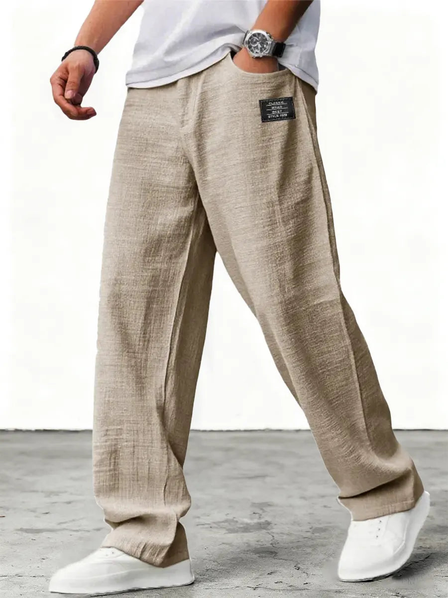 Cazel | Pantalon large en lin