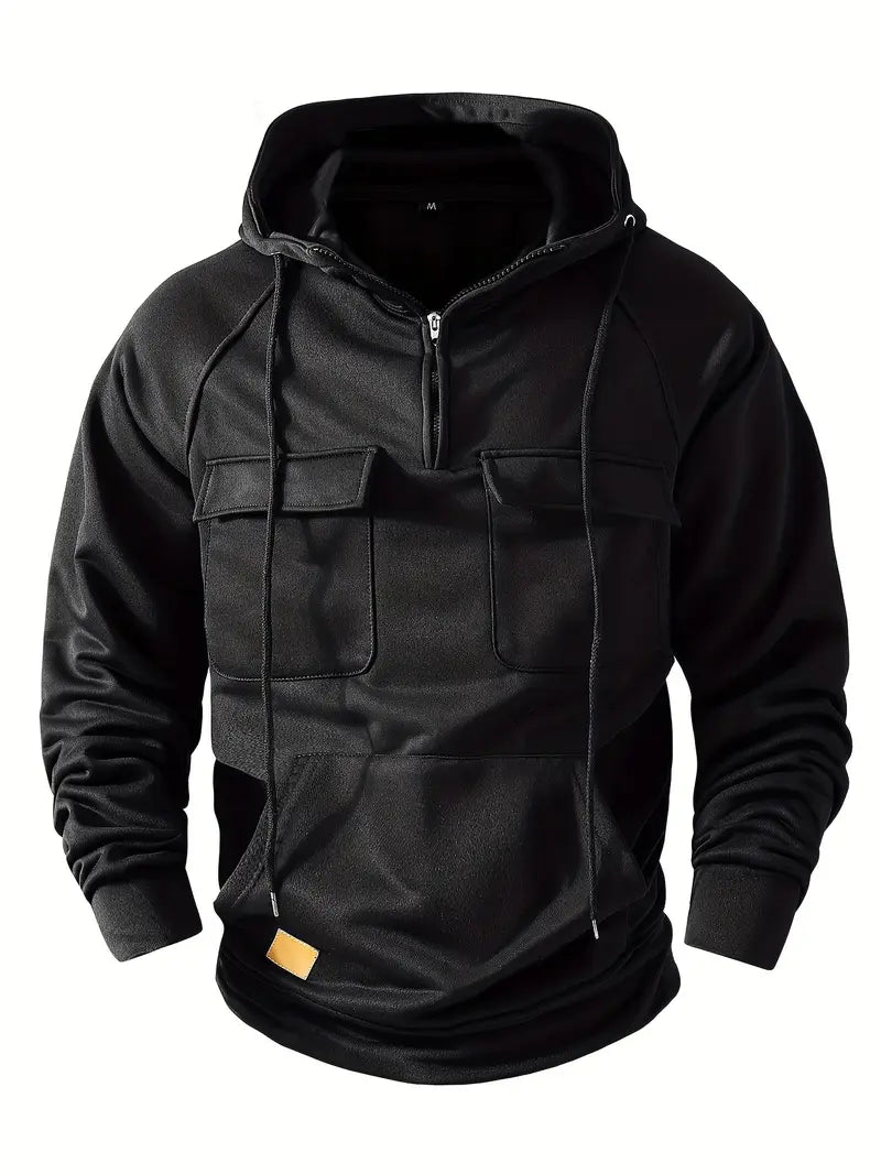 Lenoir™ | Sweat à capuche confortable à multiples poches