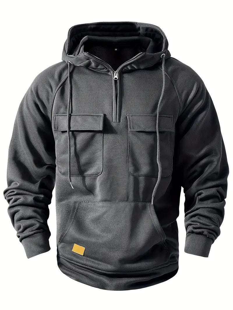 Lenoir™ | Sweat à capuche confortable à multiples poches