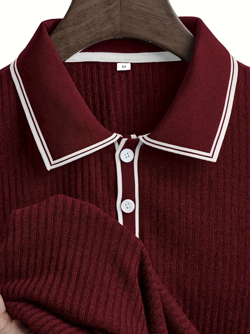 Lenoir™ | Polo texturé sur mesure au flair méditerranéen