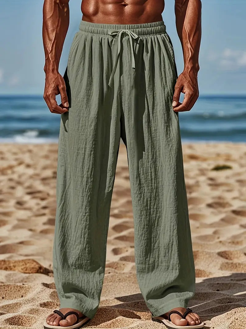 Lenoir™ | Pantalons en Lin Élégants