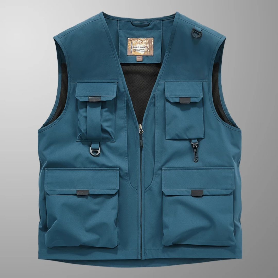 Lenoir™ | Gilet cargo élégant et décontracté