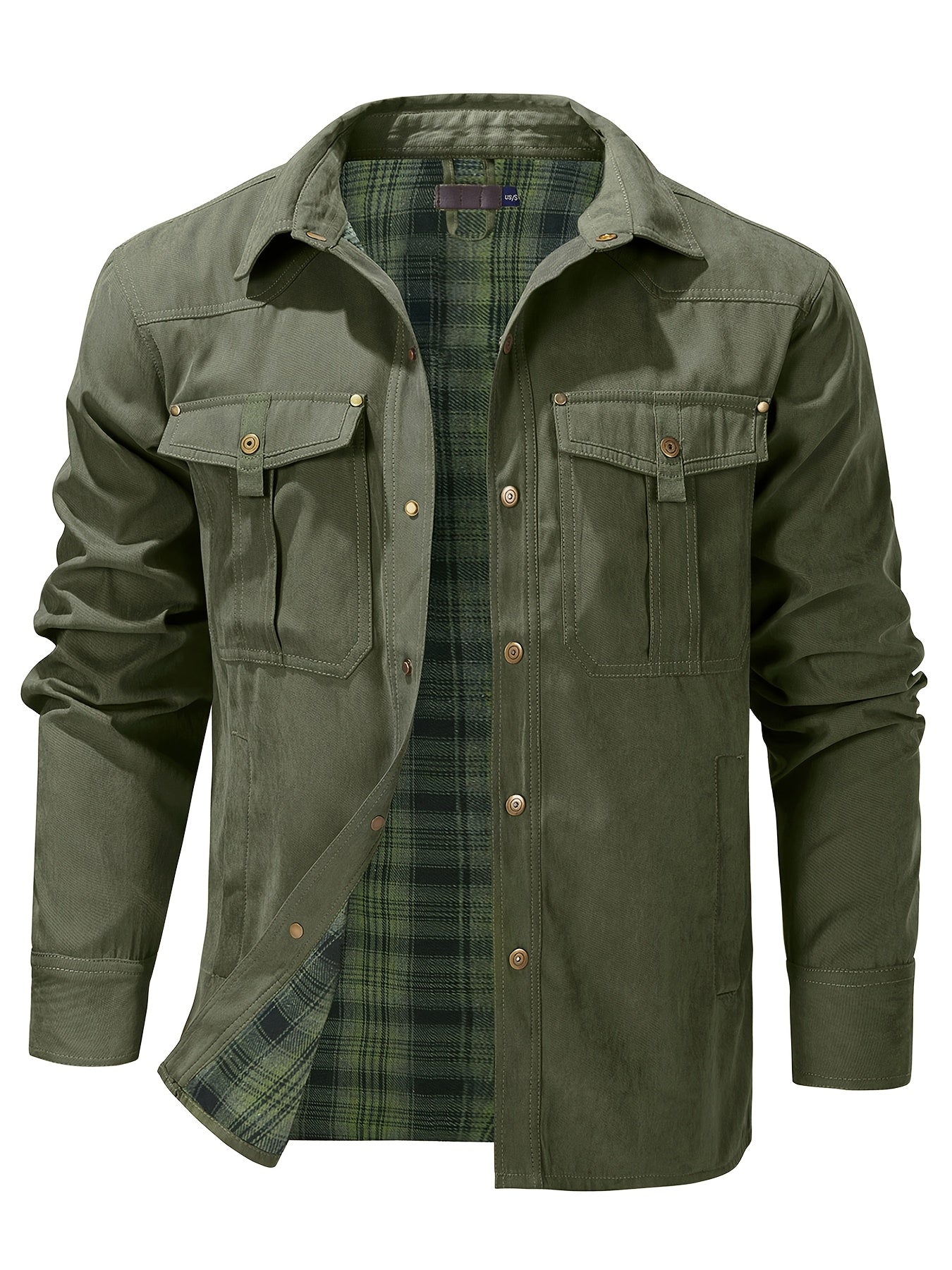 Lenoir™ | Veste cargo décontractée à manches longues