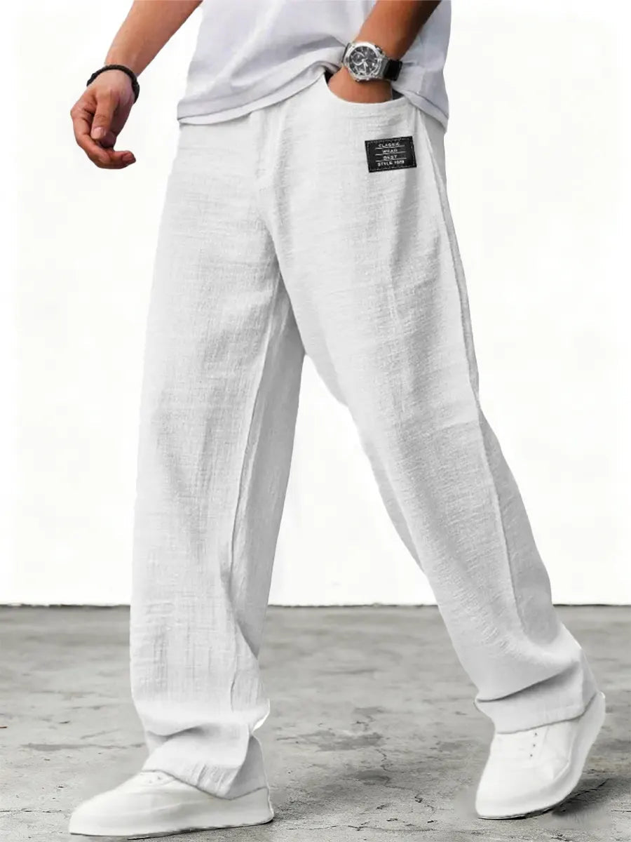 Cazel | Pantalon large en lin