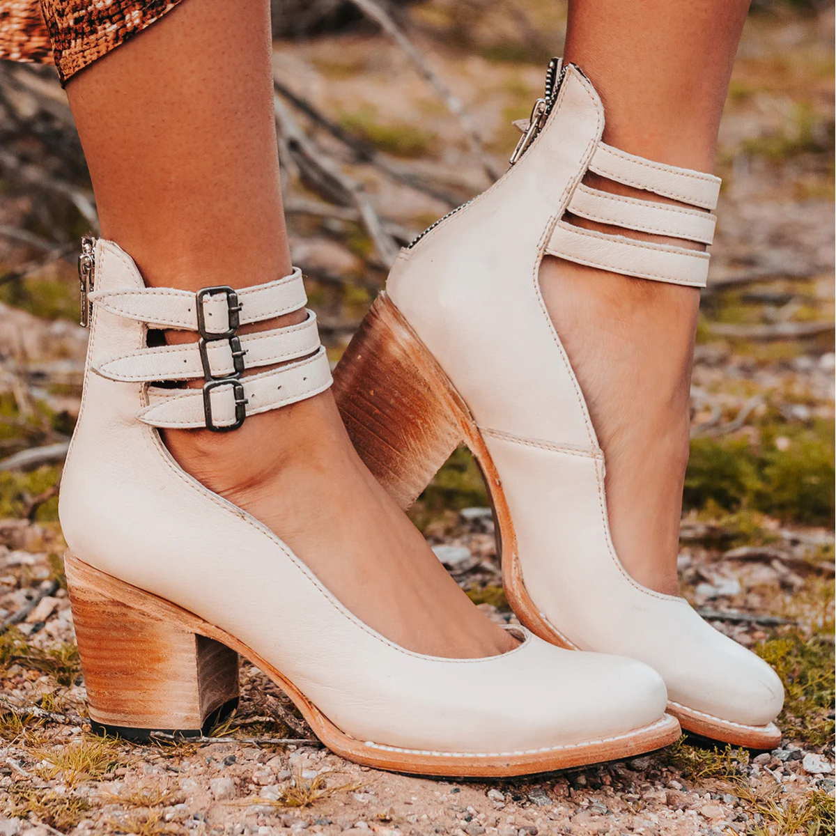 Lenoir™ | Escarpins avec Brides et Talon Épais