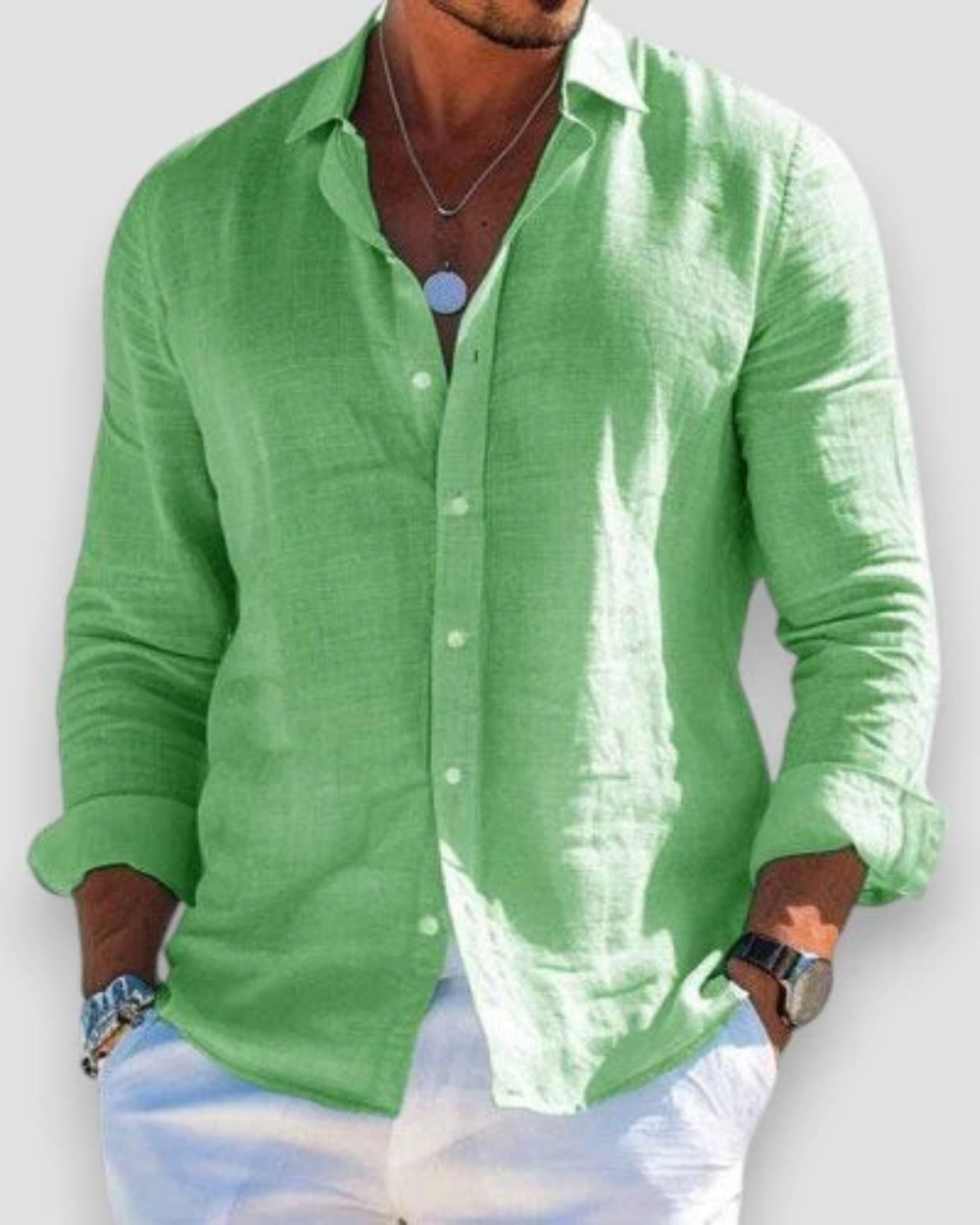 Lenoir™ | Chemise homme décontractée