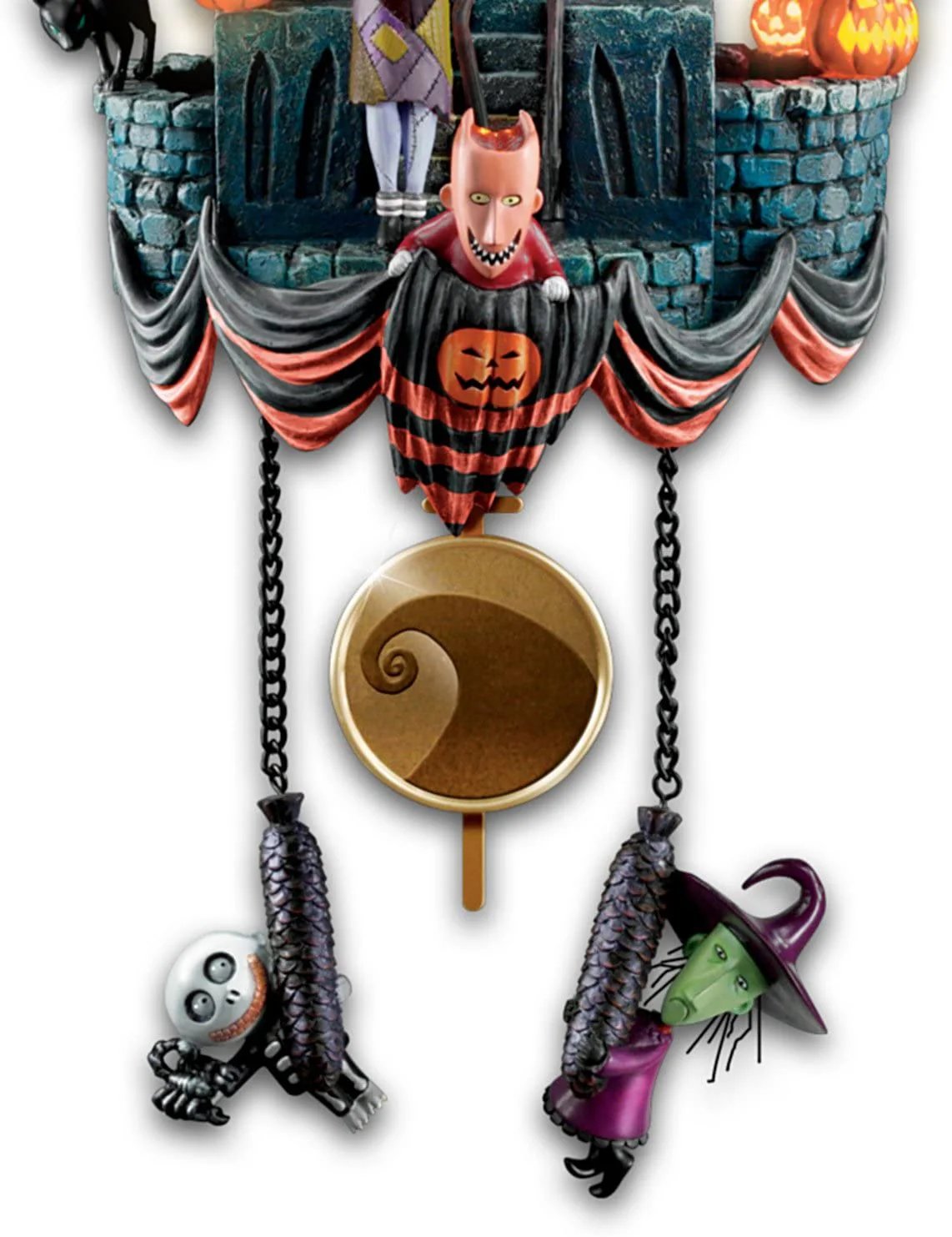 Lenoir™ | Horloge murale d’Halloween, L’Étrange Noël de monsieur Jack