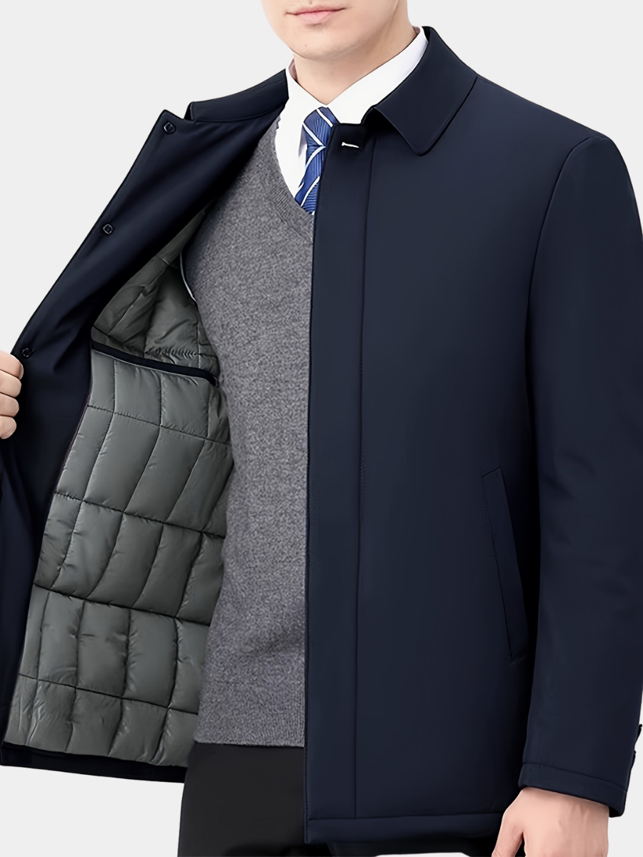 Cazel | Veste pour homme à col à revers avec fermeture éclair