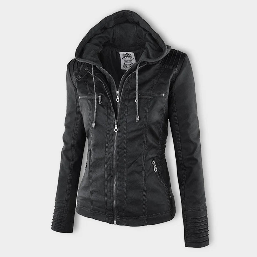 Lenoir™ | Veste moderne à capuche en cuir