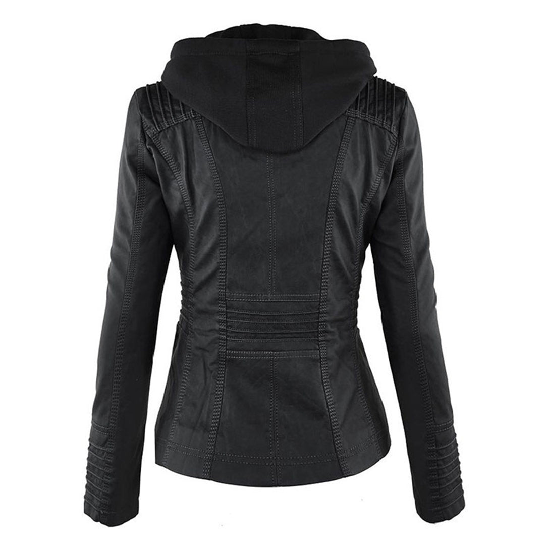 Lenoir™ | Veste moderne à capuche en cuir