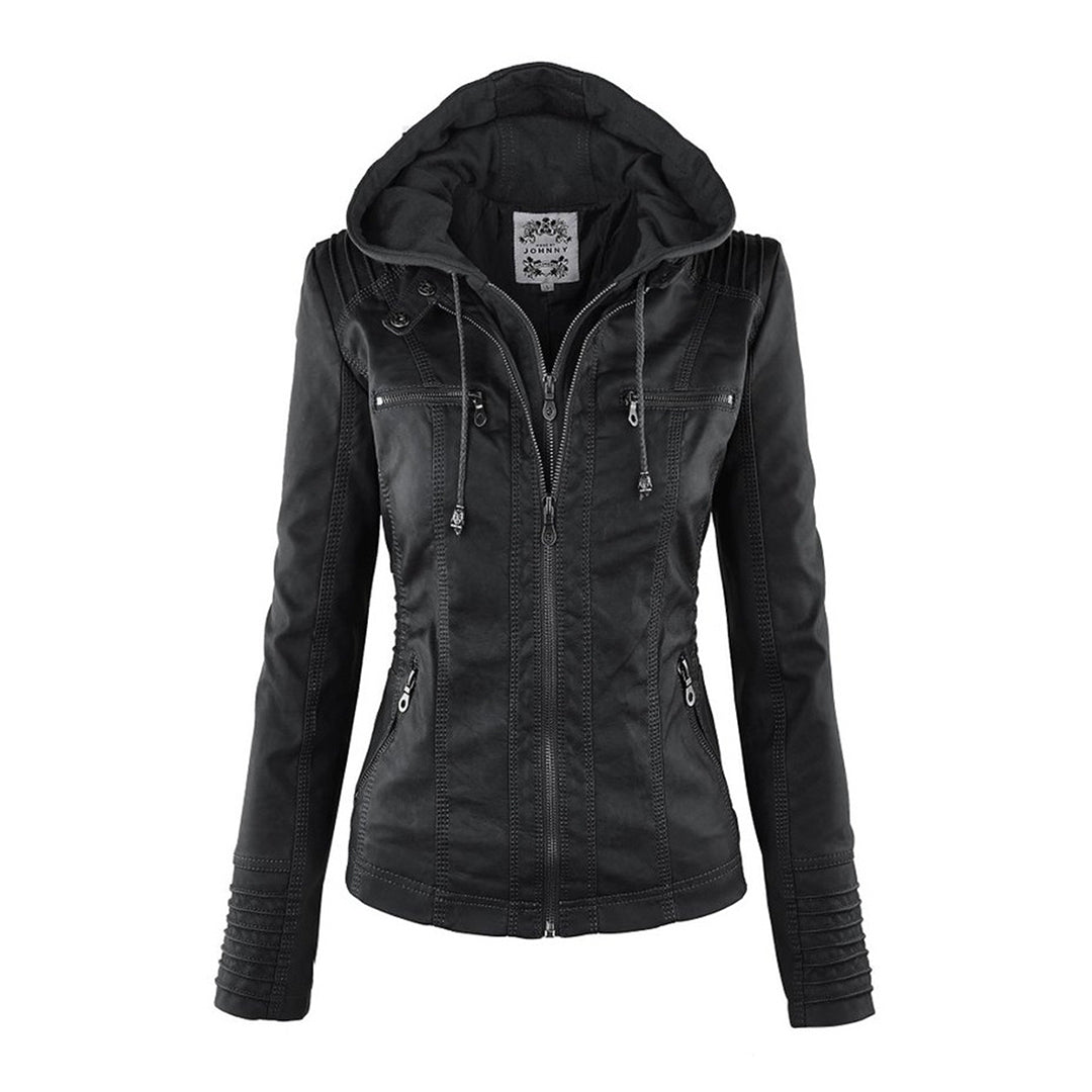 Lenoir™ | Veste moderne à capuche en cuir