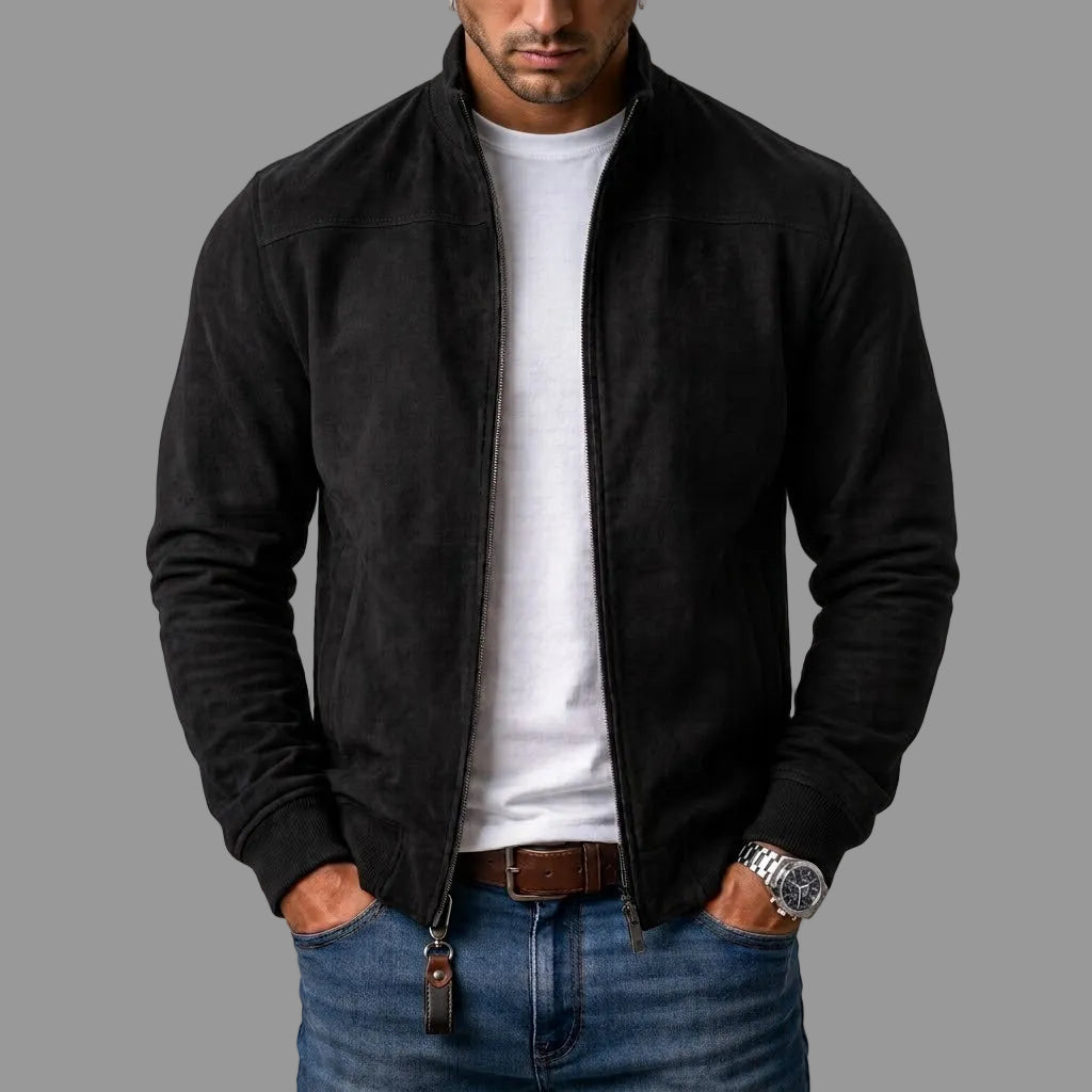 Cazel | Blouson bomber en daim