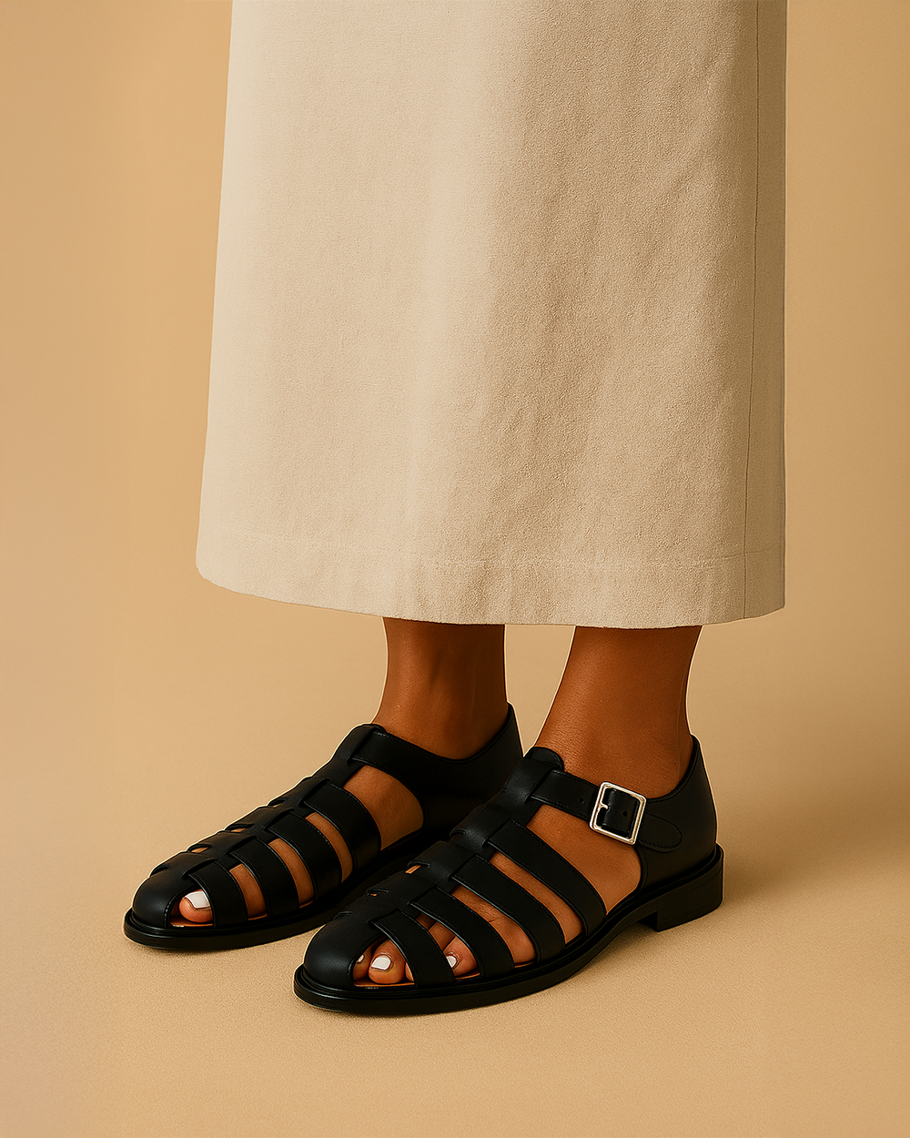 Lenoir™ | Sandales fermées à boucle élégante