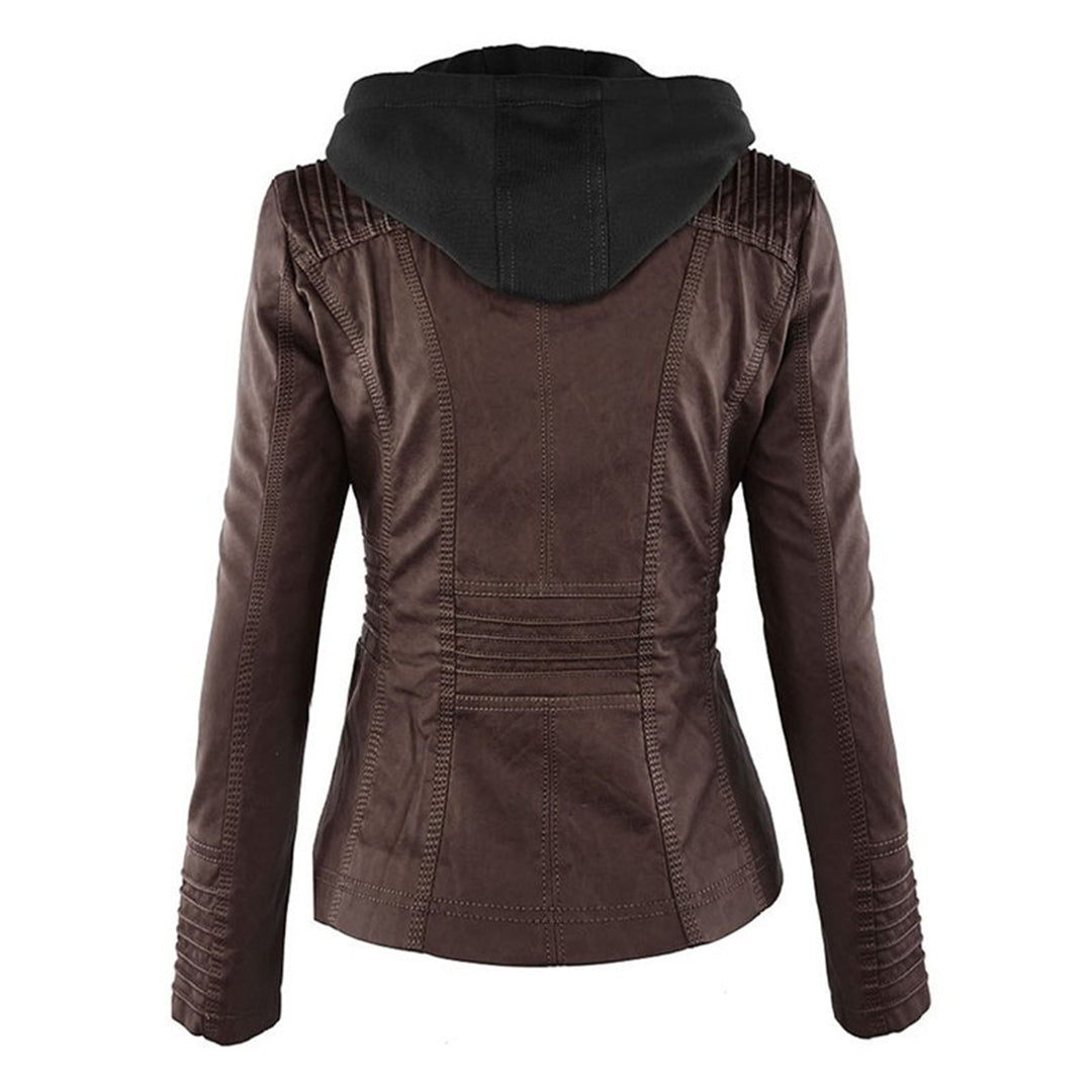 Lenoir™ | Veste moderne à capuche en cuir