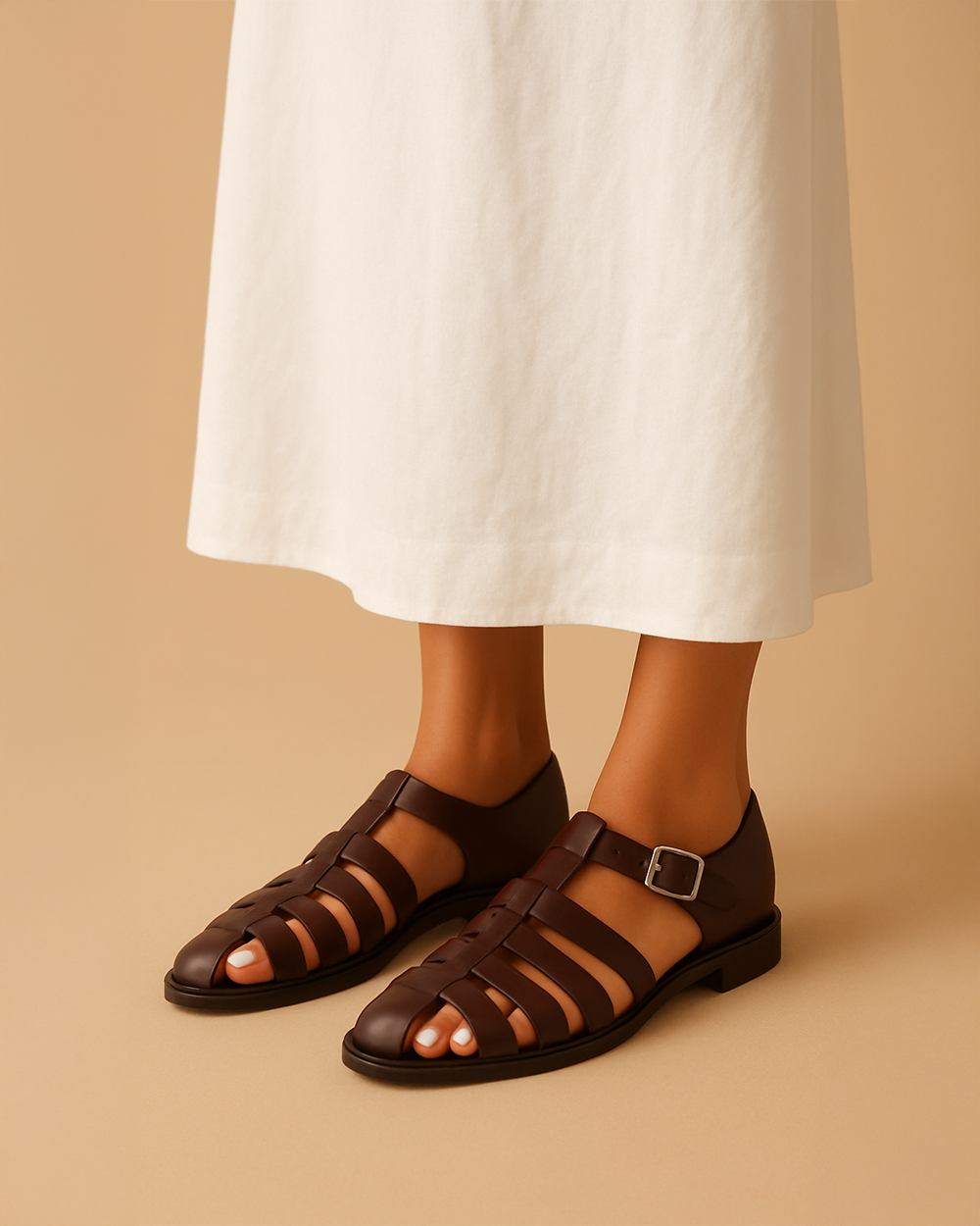 Lenoir™ | Sandales fermées à boucle élégante