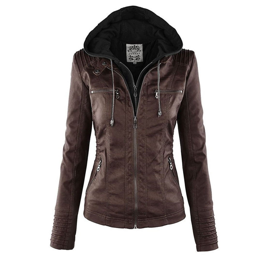 Lenoir™ | Veste moderne à capuche en cuir
