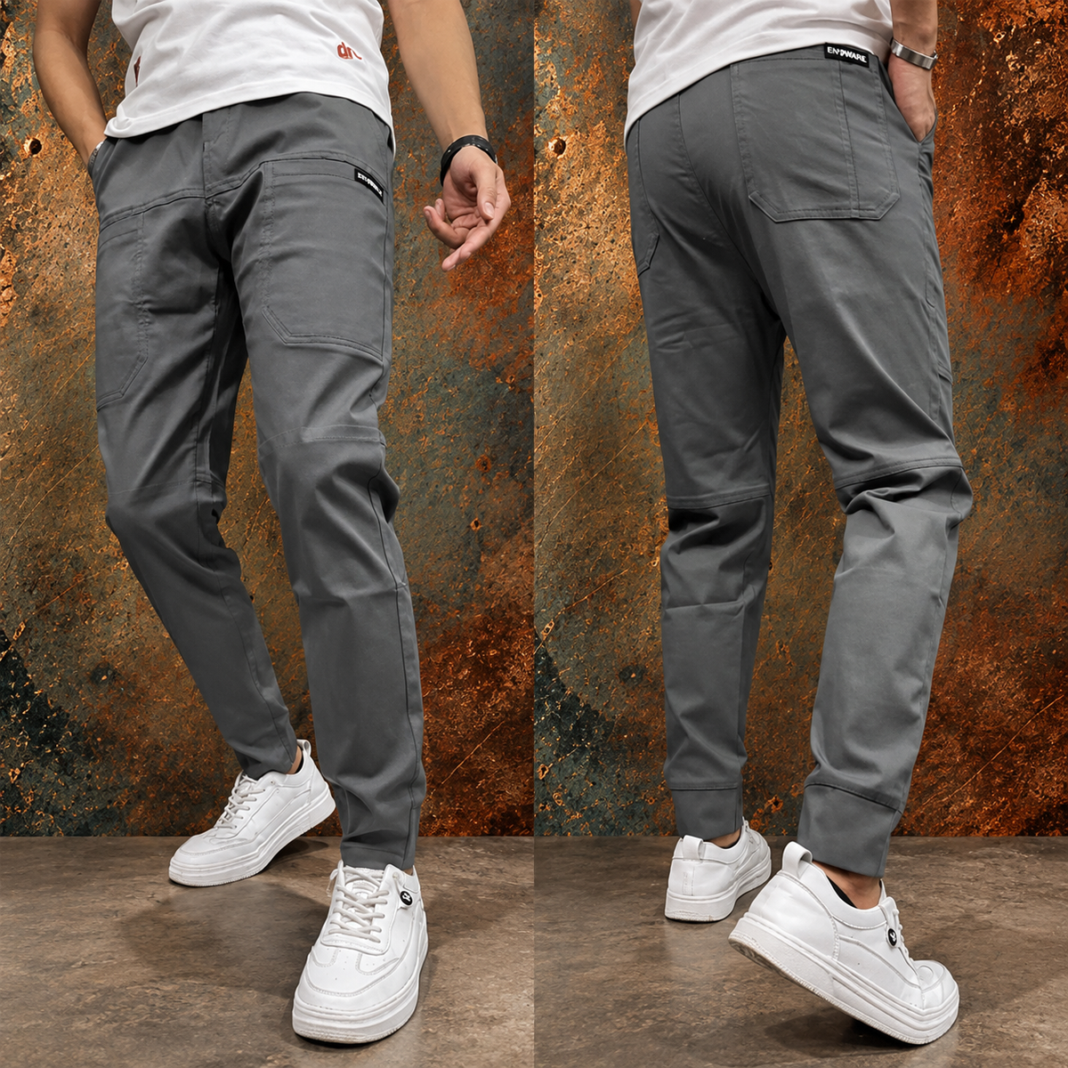 Cazel | Pantalons cargo élastiques